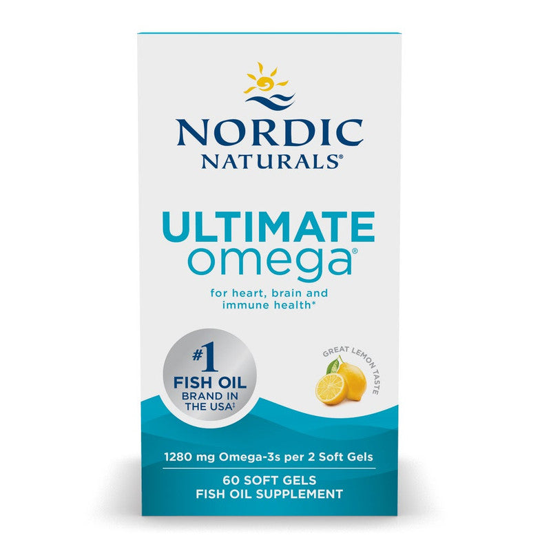 nordic naturals - ultimate omega-3 1280mg - 60 softgels