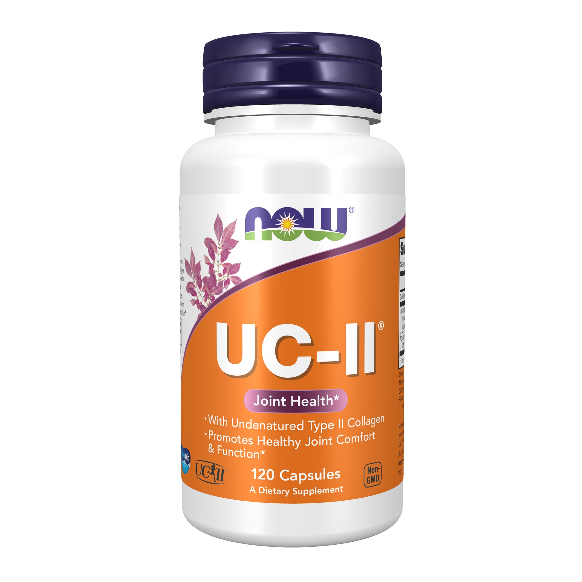 now - uc-ii type ii collagen - 120 veg capsules
