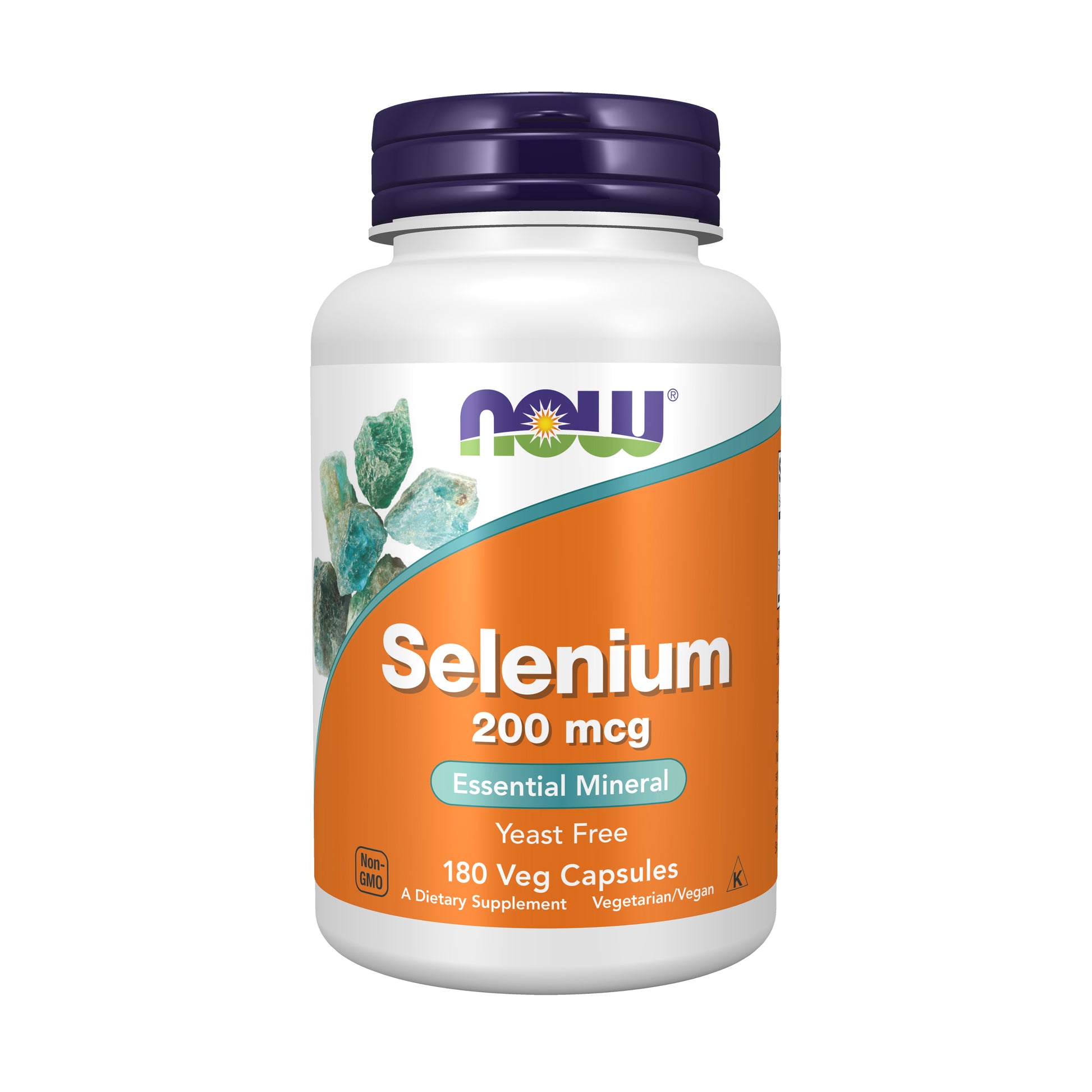 now - selenium 200 mcg - 180 veg capsules