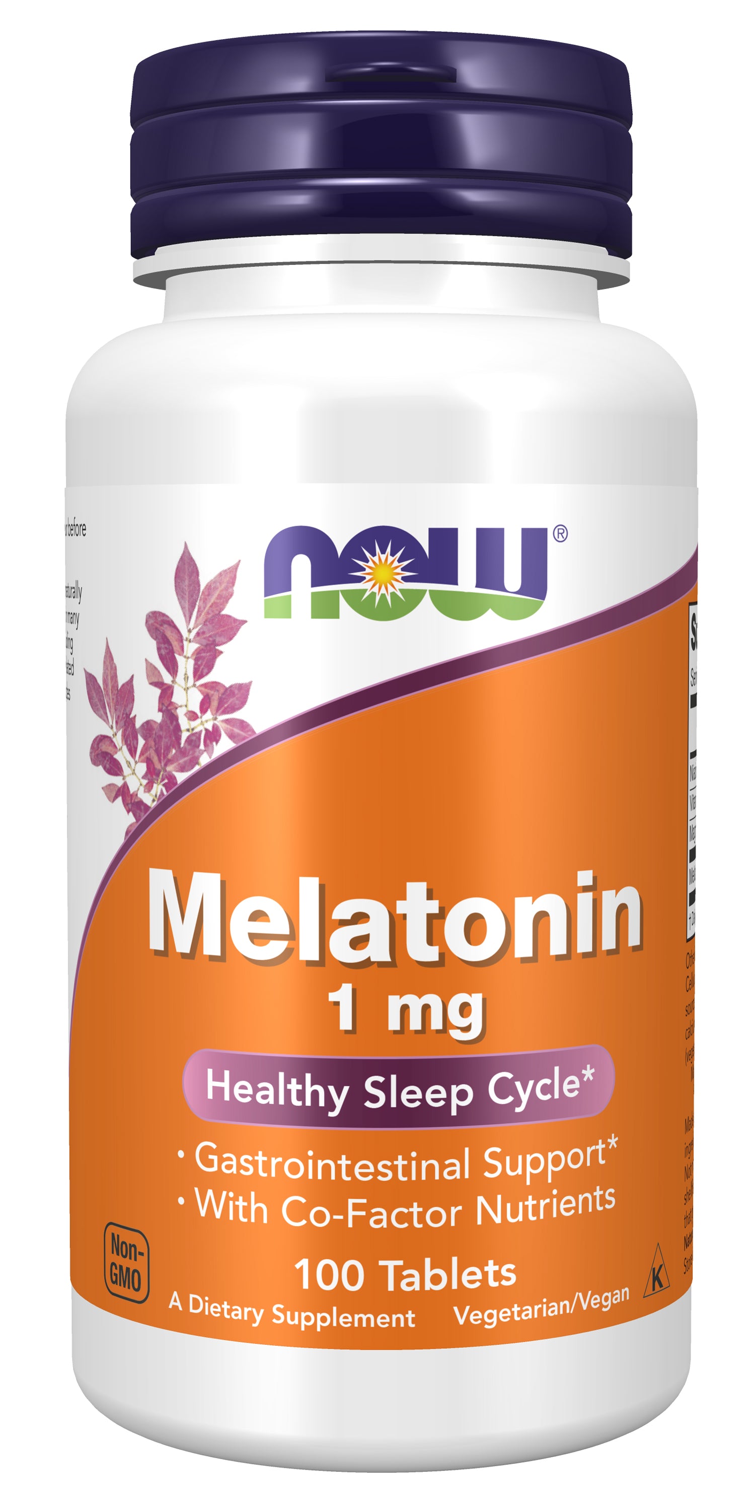 now - melatonin 1 mg - 100 tablets