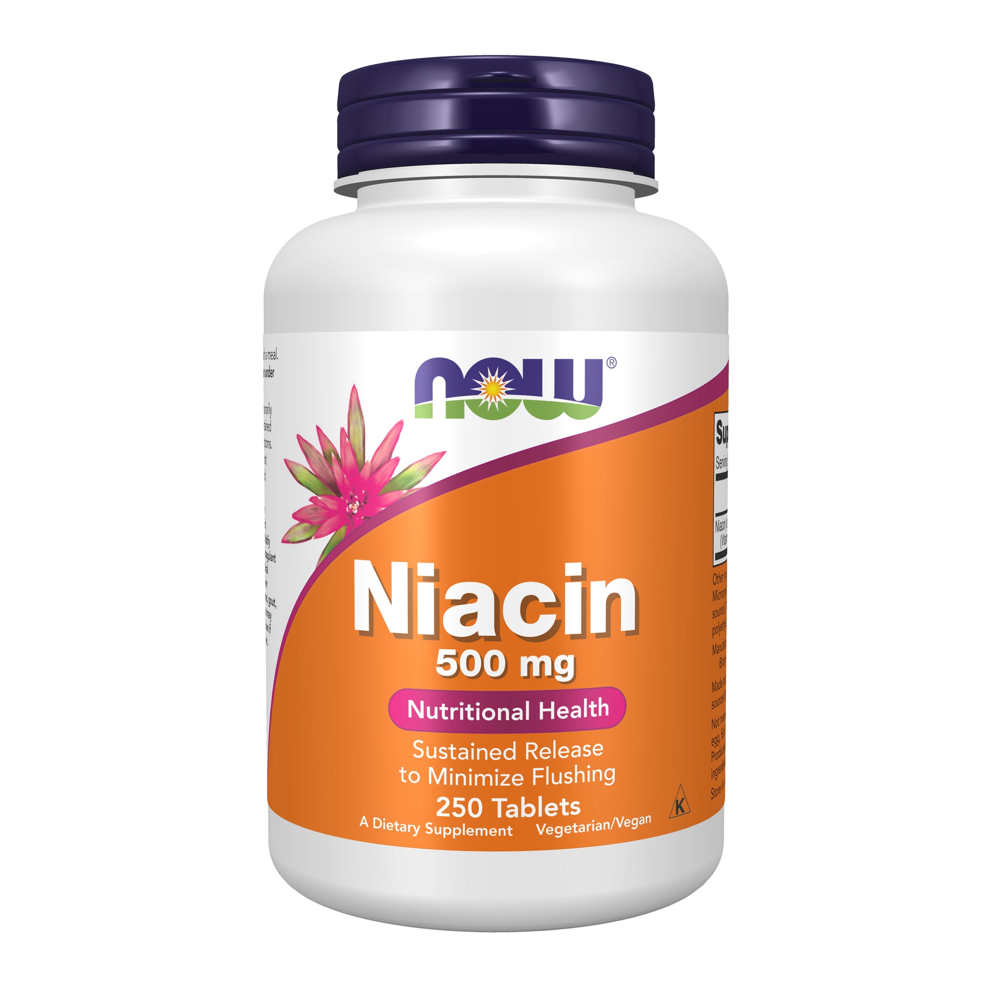 now - niacin 500 mg - 250 tablets