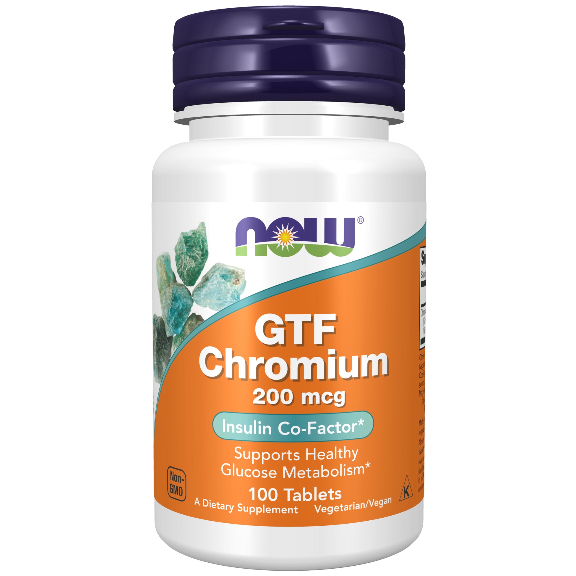now - gtf chromium 200 mcg - 100 tablets