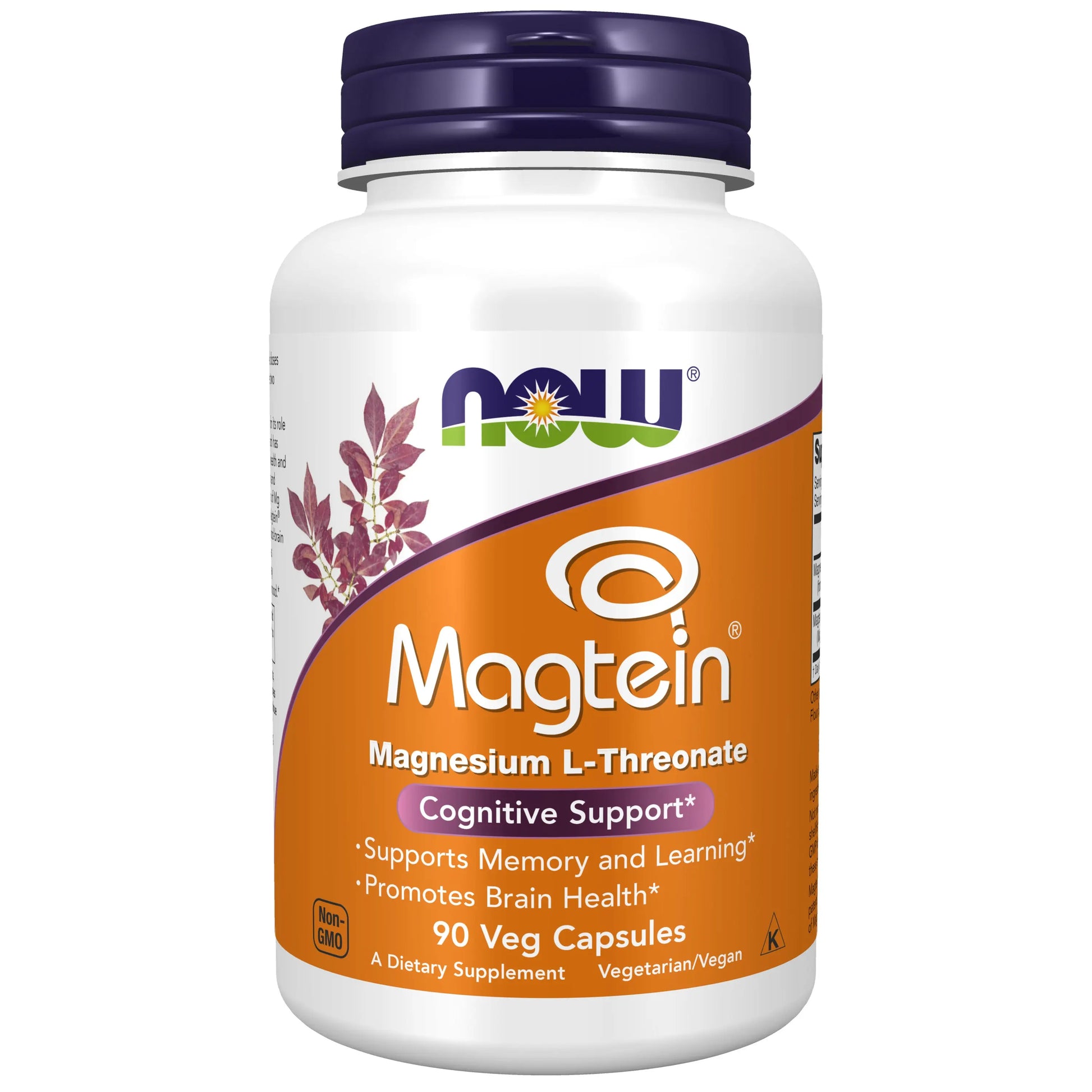 now - magtein magnesium threonate - 90 veg capsules