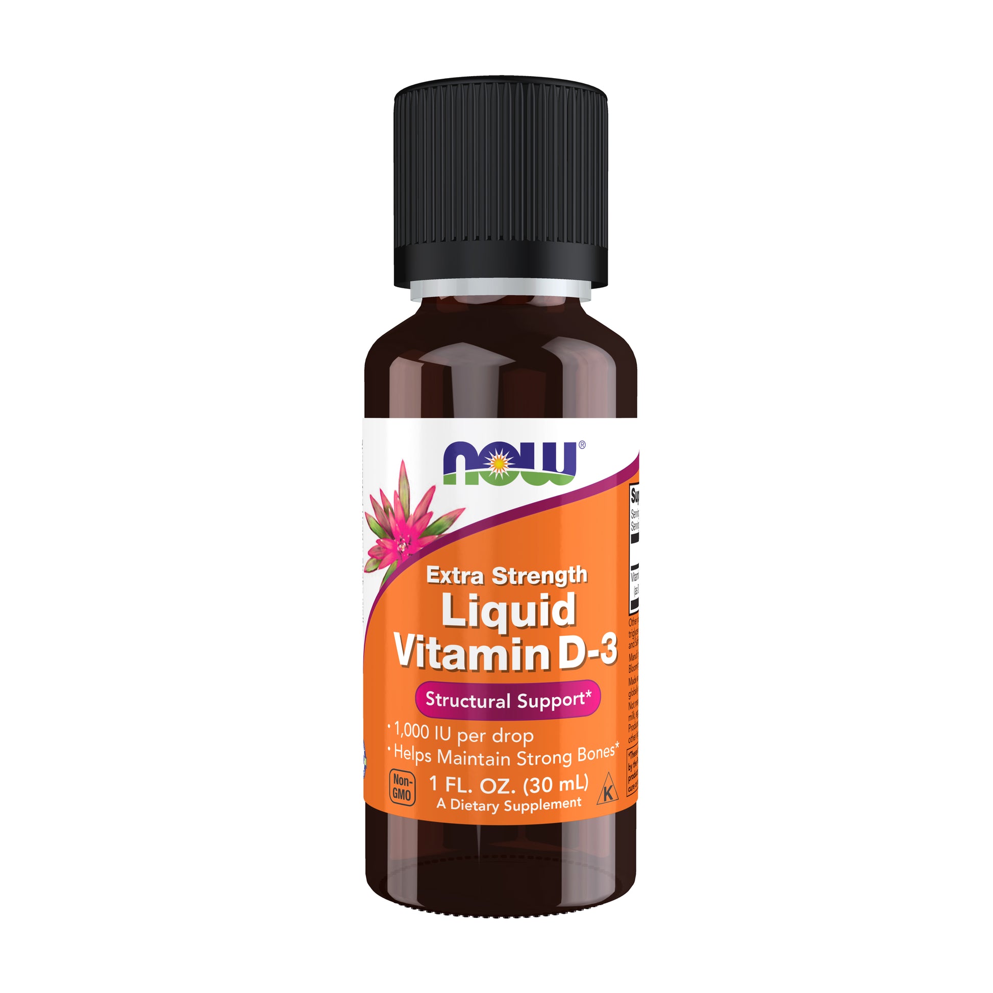 now - liquid vitamin d-3 extra strength, 30ml