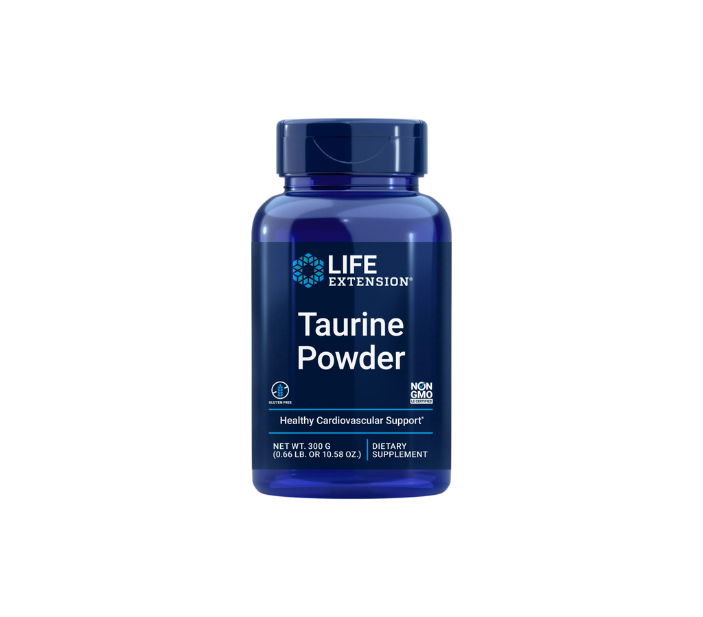 taurina en polvo - 300 g - life extension