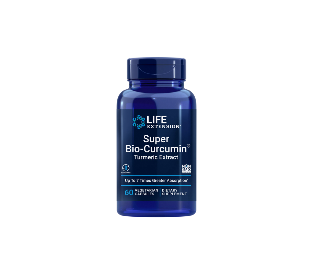 super bio-curcumina® extracto de curcumina – 60 cápsulas vegetales – life extension