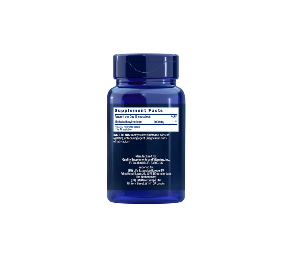 MSM - 100 cápsulas - life extension