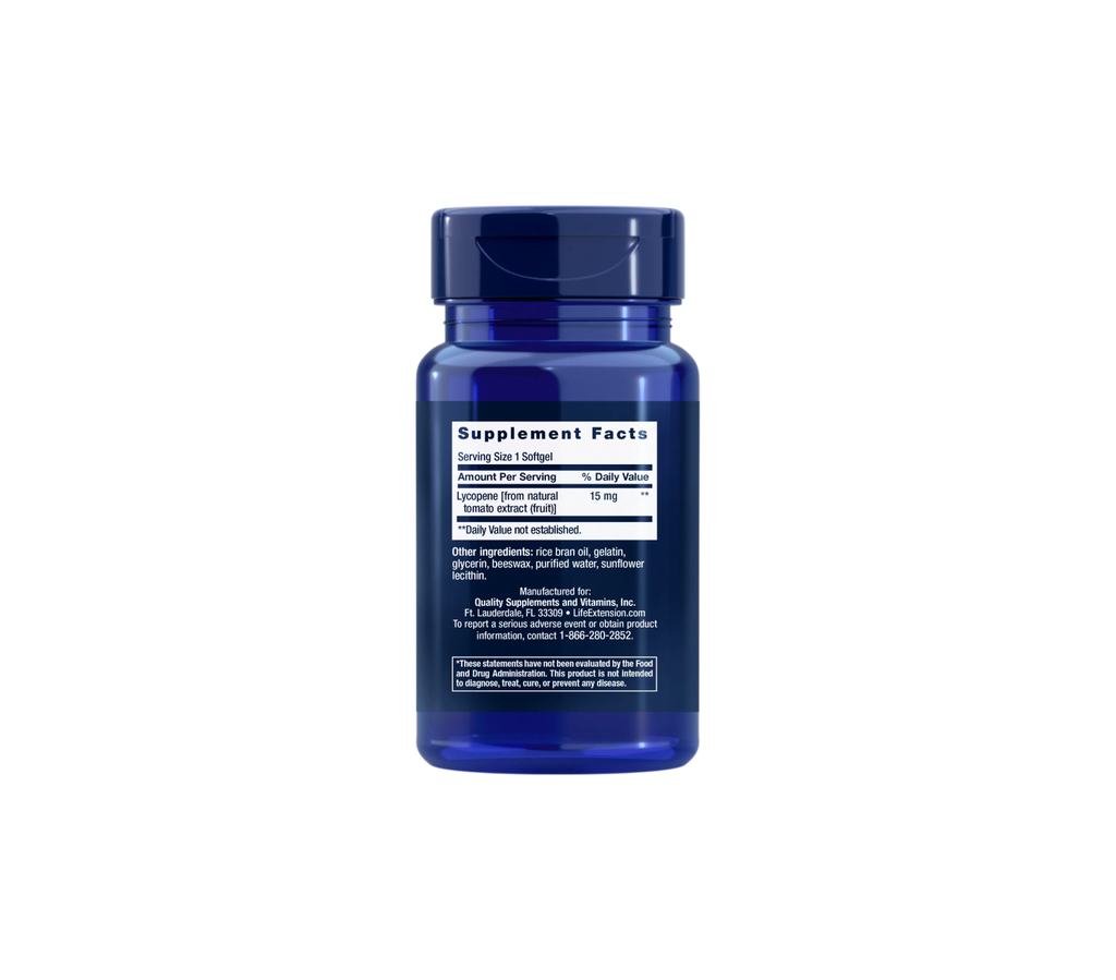 mega lycopene - 90 softgels - life extension