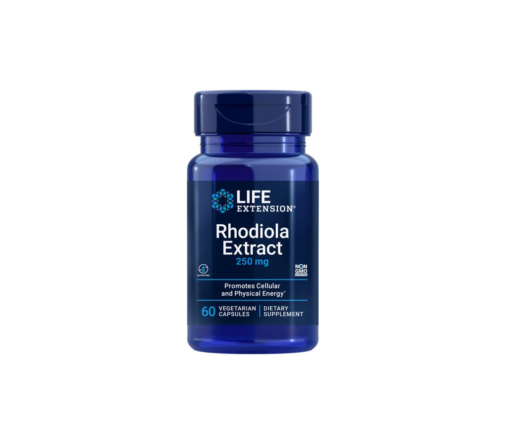 extracto de rodiola 250 mg - 60 cápsulas vegetales - life extension