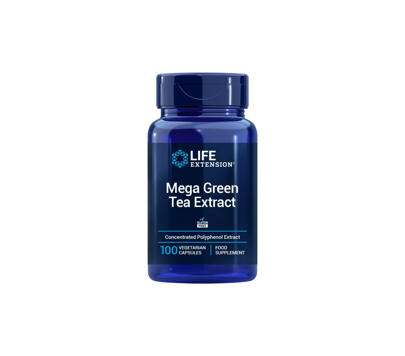 extracto de té verde mega - 100 cápsulas - life extension