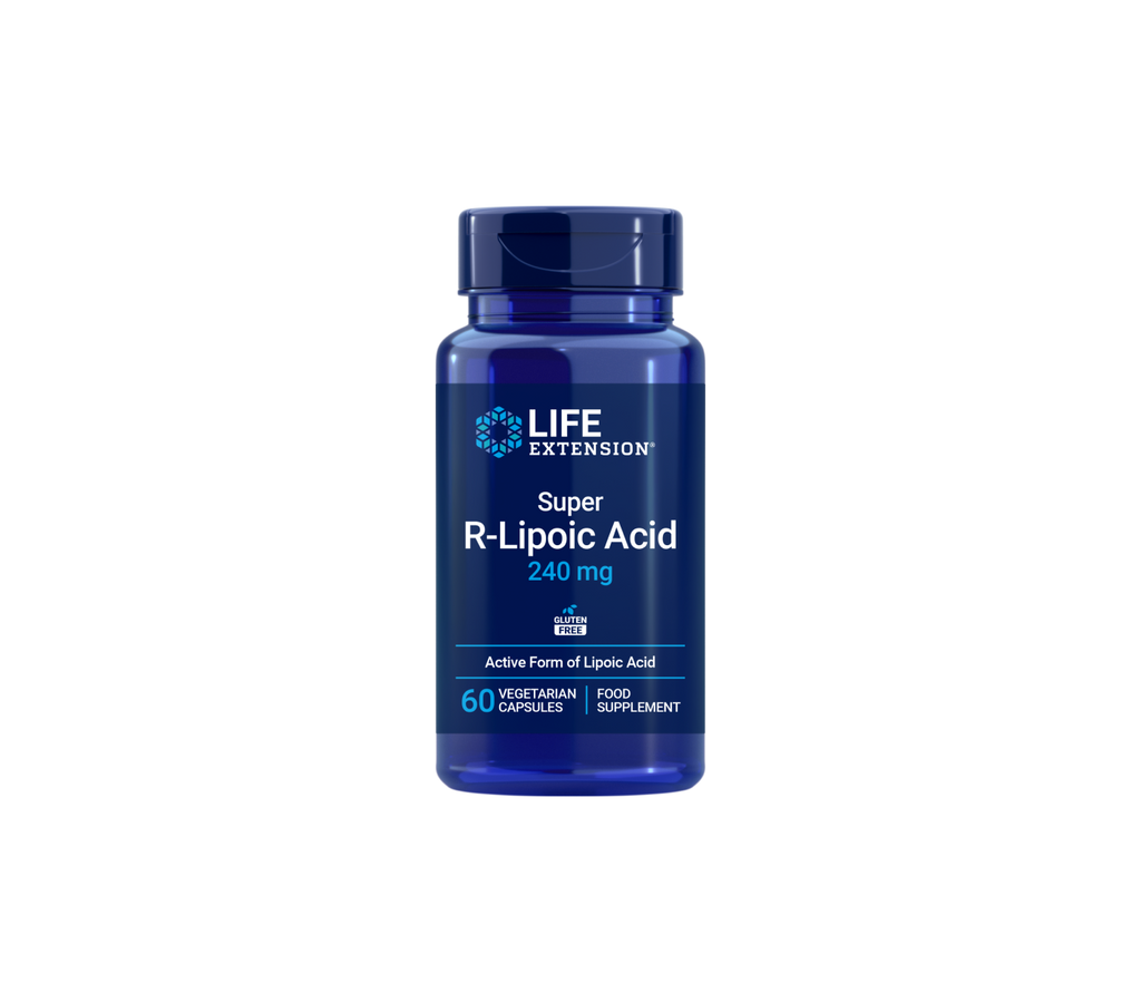 super r-lipoic acid - 60 cápsulas - life extension