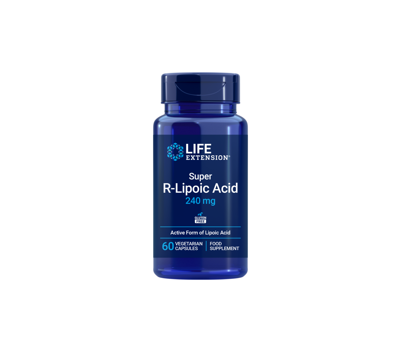 super r-lipoic acid - 60 cápsulas - life extension