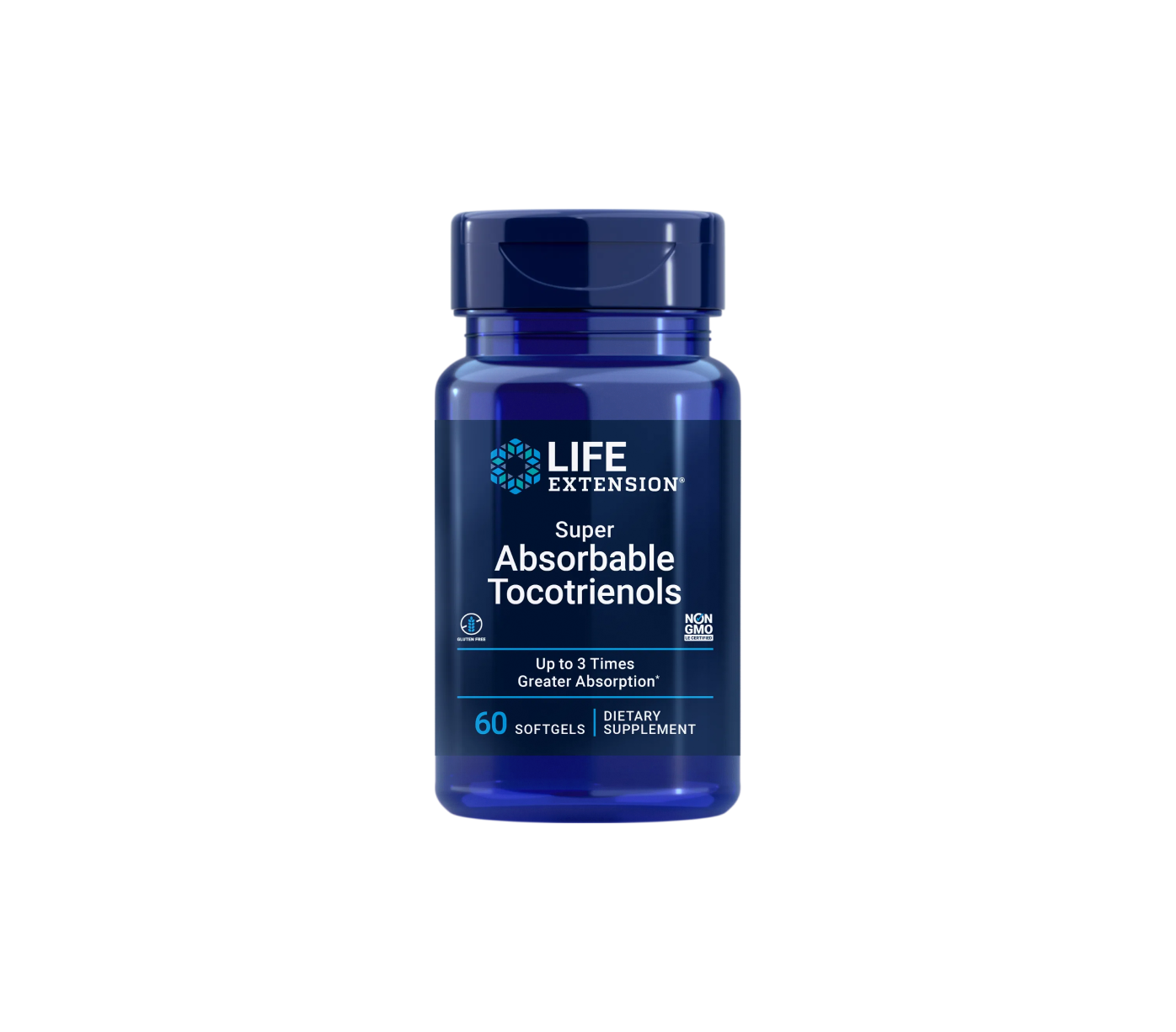 tocotrienoles superabsorbibles - 60 cápsulas blandas - life extension