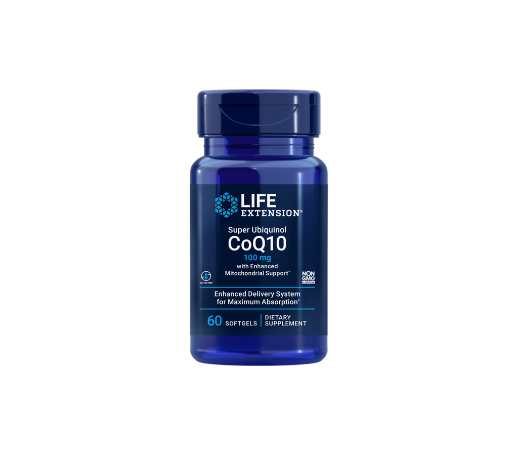 super ubiquinol coq10 - 60 cápsulas blandas - life extension