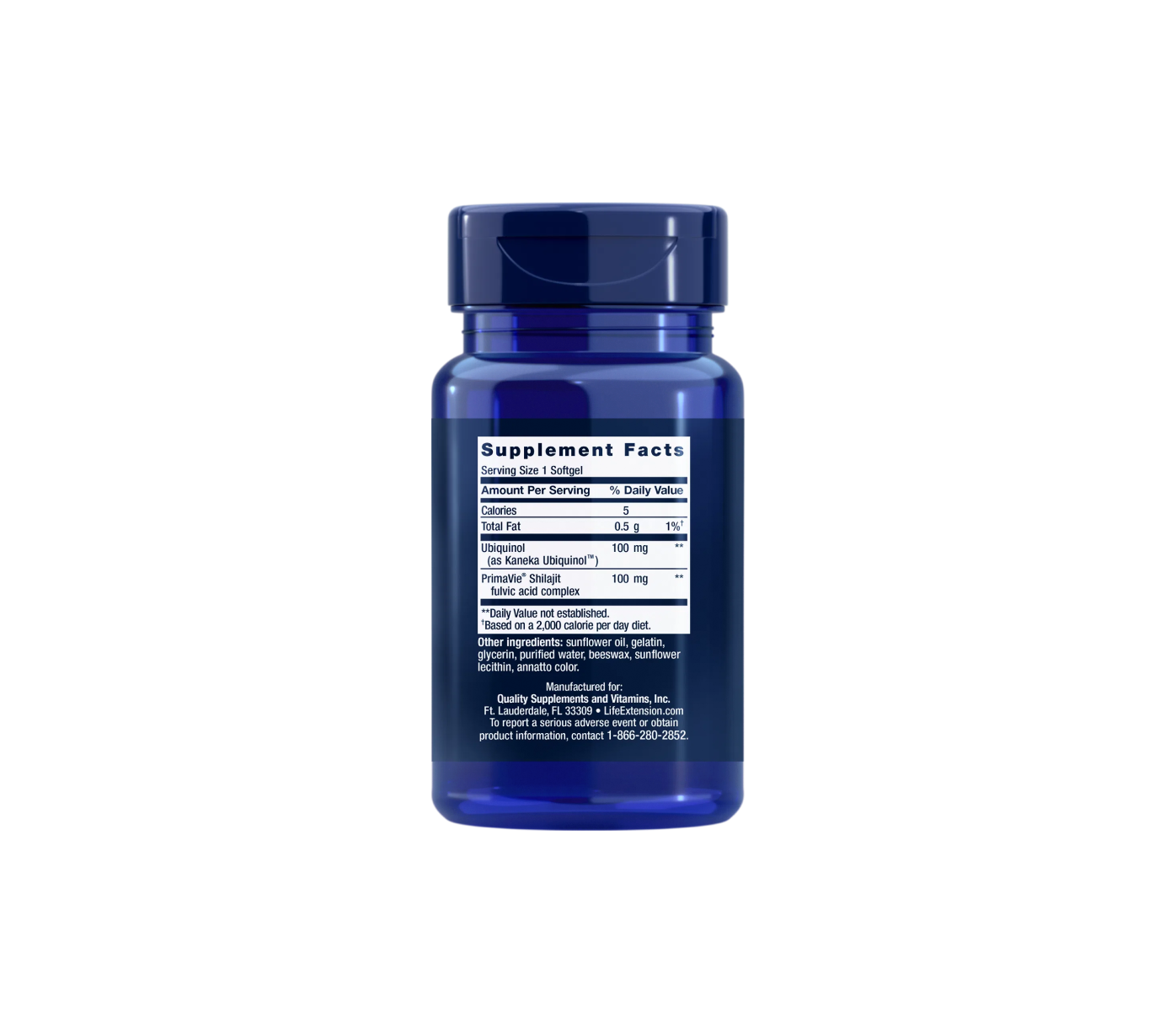super ubiquinol coq10 - 60 cápsulas blandas - life extension