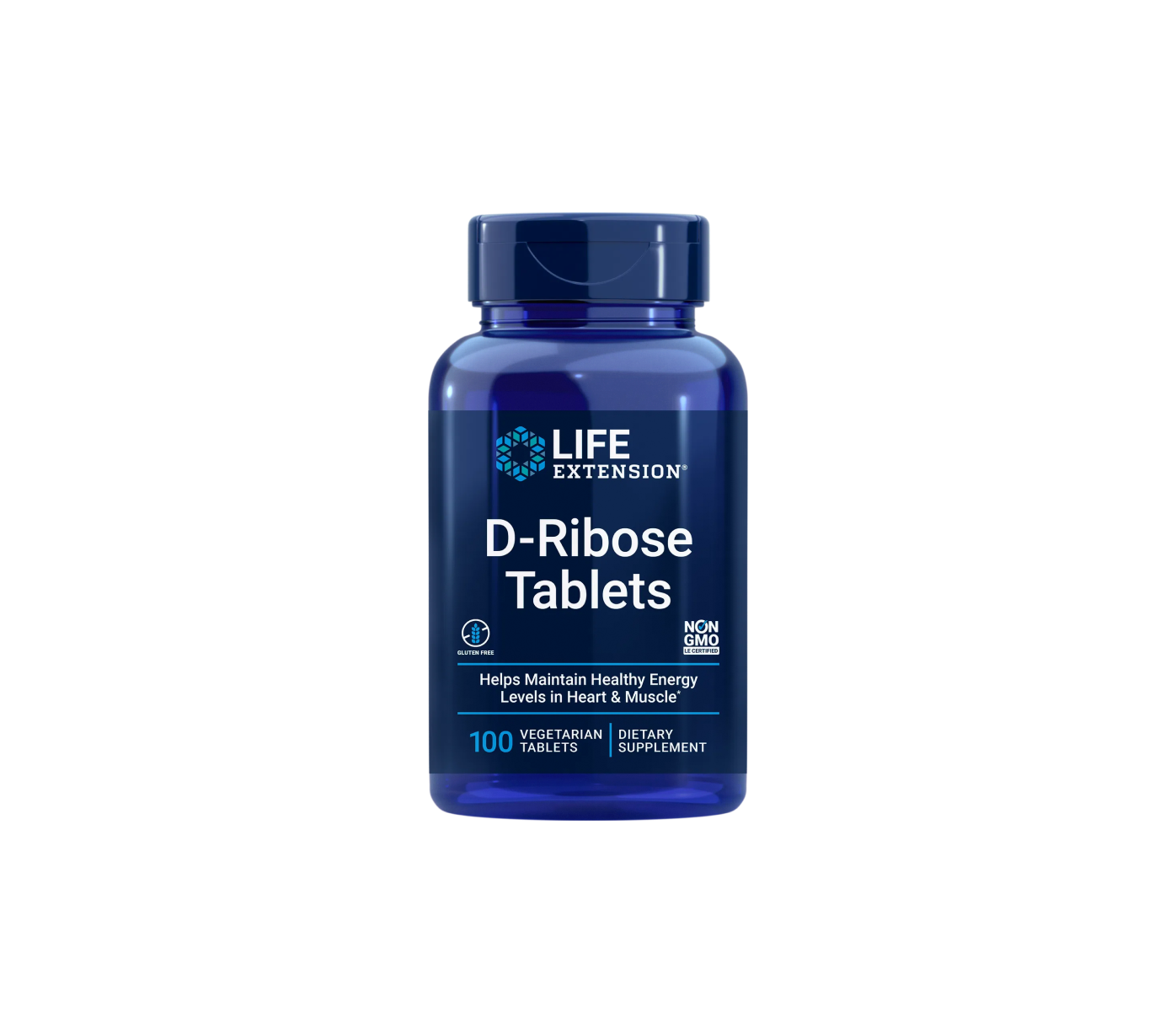 d-ribosa - 100 comprimidos - life extension