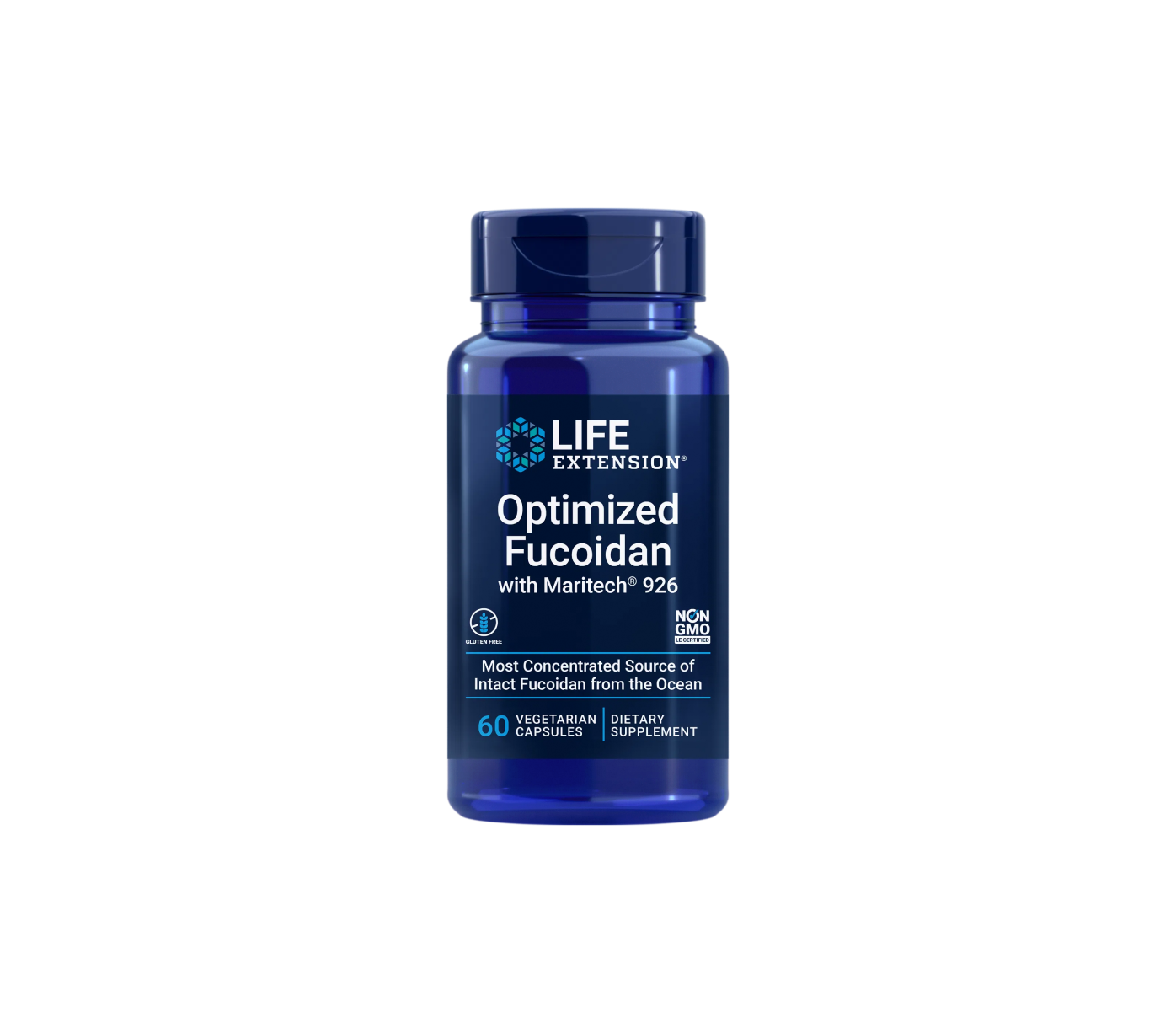 fucoidan optimizado con maritech® 926 - 60 cápsulas vegetales - life extension
