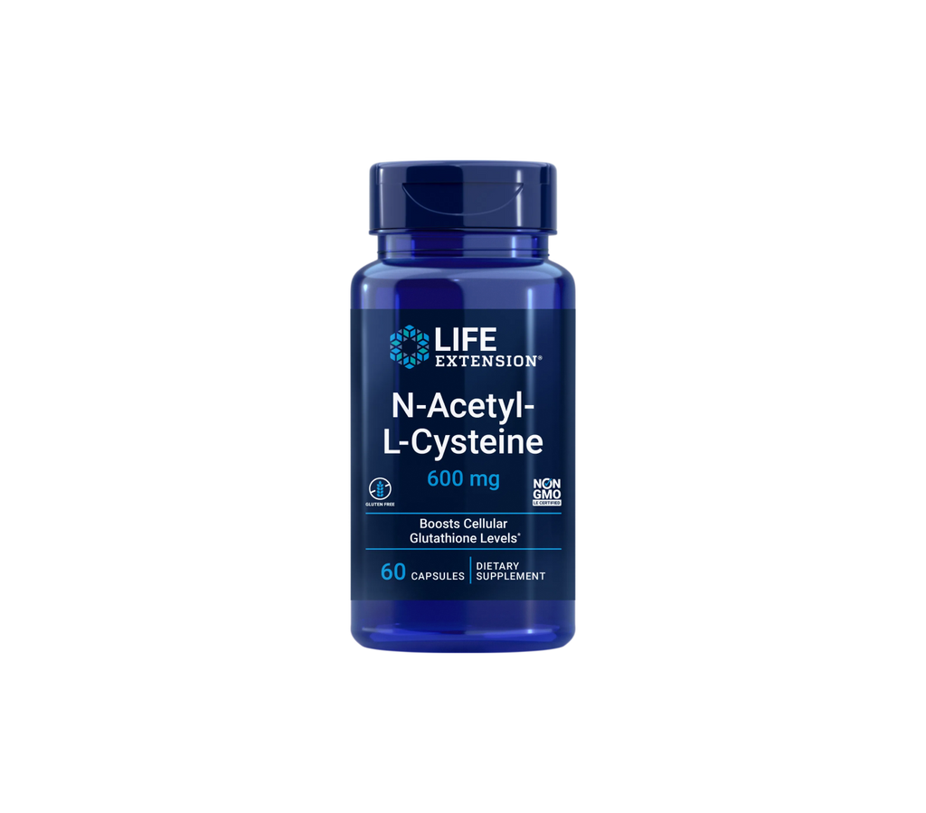 N-Acetil-L-Cisteína (NAC) - 60 cápsulas - life extension