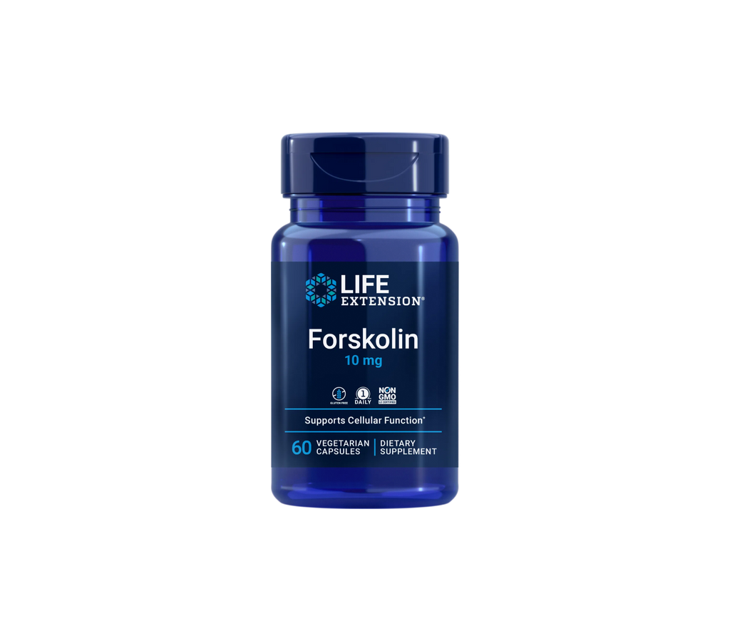 forskolina 10mg - 60 cápsulas vegetales - life extension
