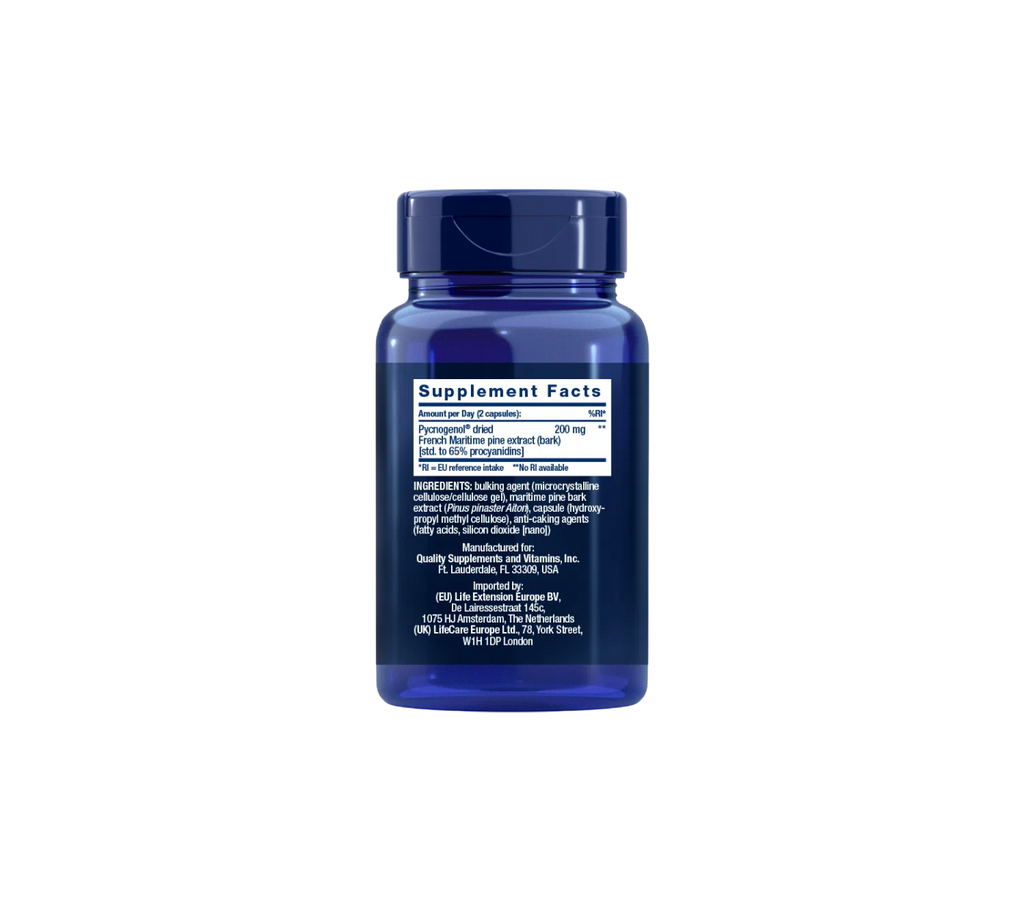 Pycnogenol® 100mg - 60 cápsulas vegetales - Life Extension