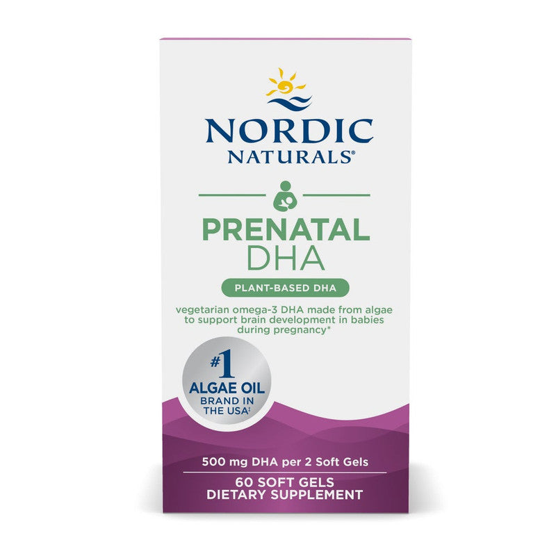 nordic naturals - vegan prenatal dha 500mg  - 60 softgels