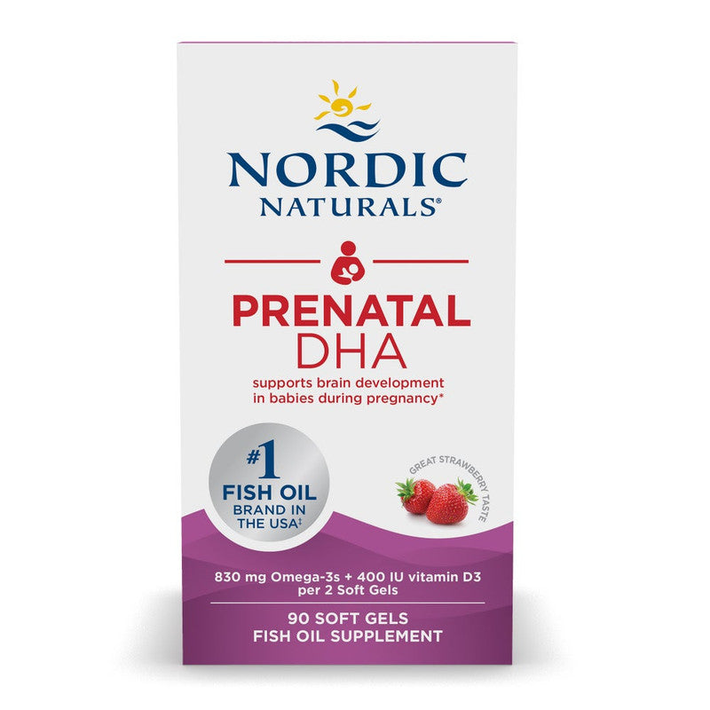 nordic naturals - prenatal dha 830mg with vitamin d3 - 90 softgels