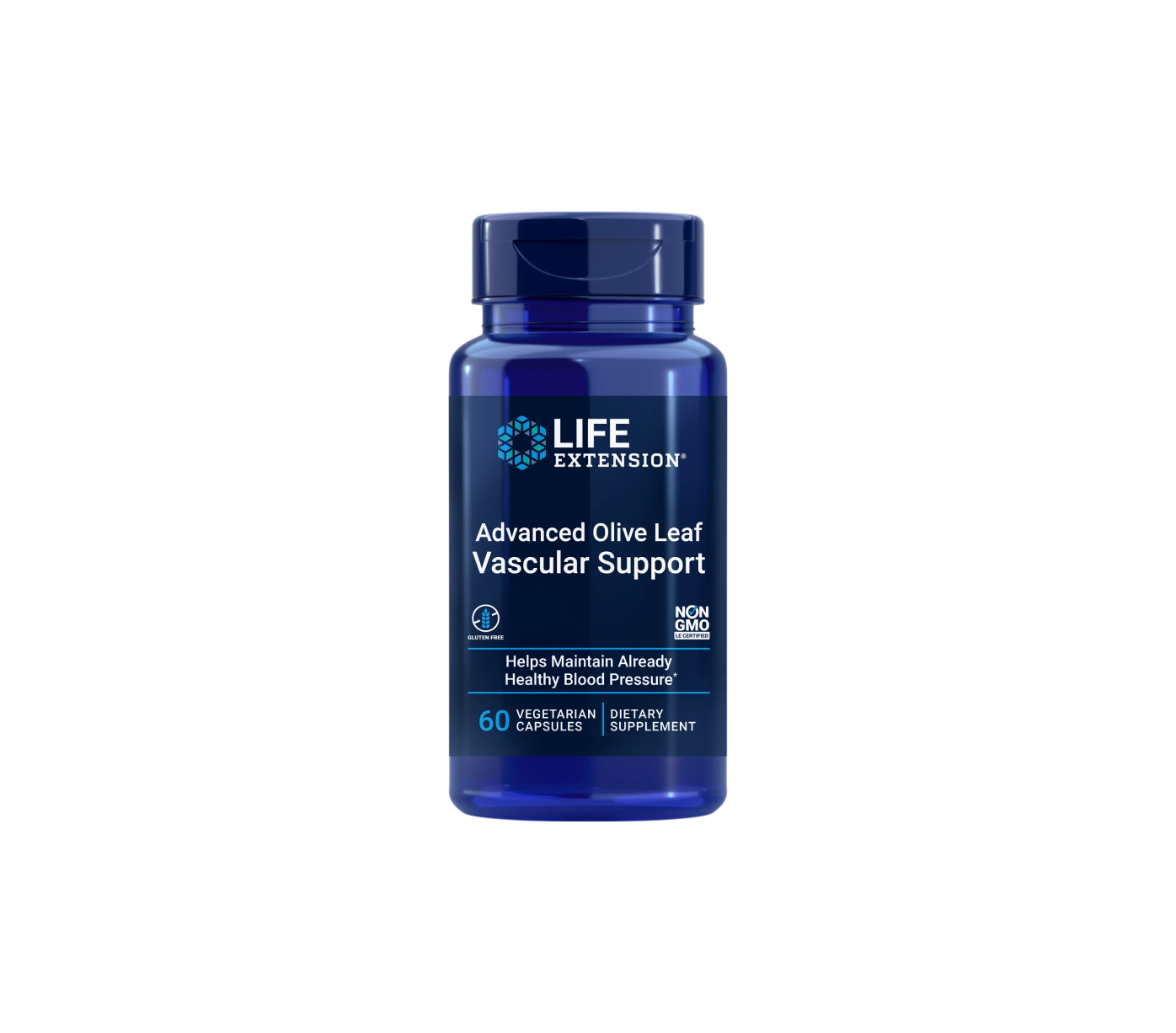 advanced olive leaf vascular support with celery seed extract - 60 cápsulas vegetales - life extension