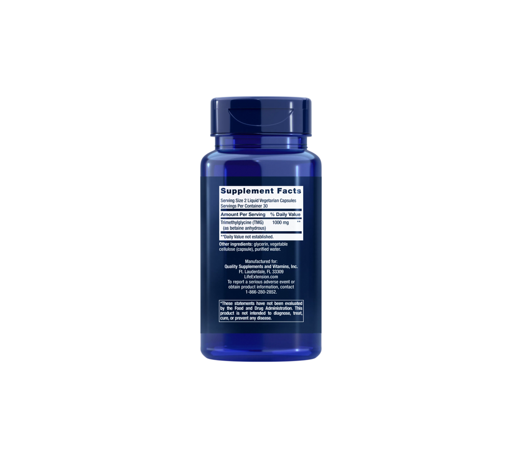 TMG - 60 cápsulas - life extension