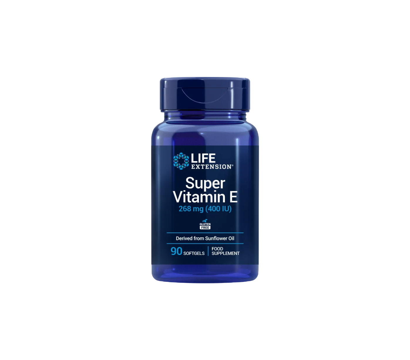 super vitamina E 400UI - 90 cápsulas blandas - life extension