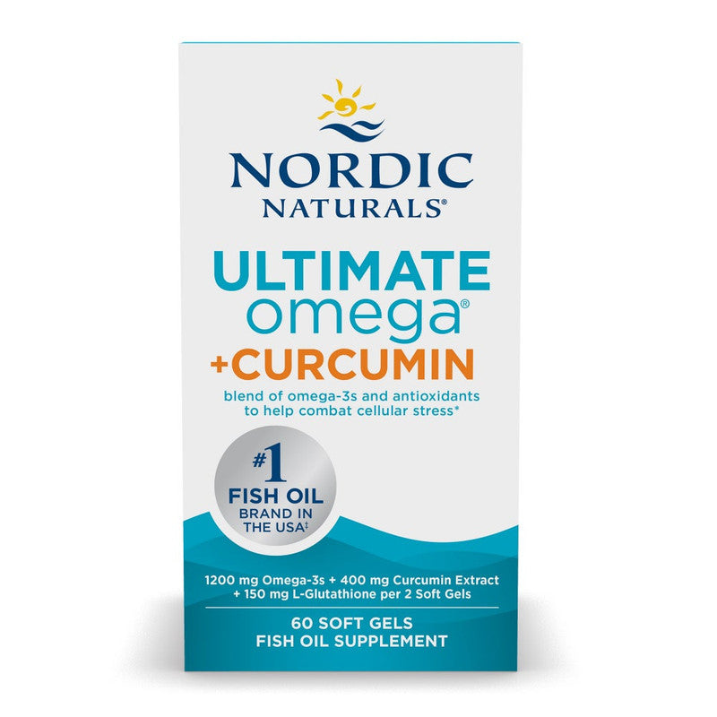 nordic naturals - ultimate omega curcumin - 60 comprimidos