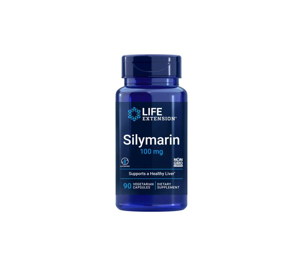 silimarina 100 mg - 90 cápsulas vegetales - life extension