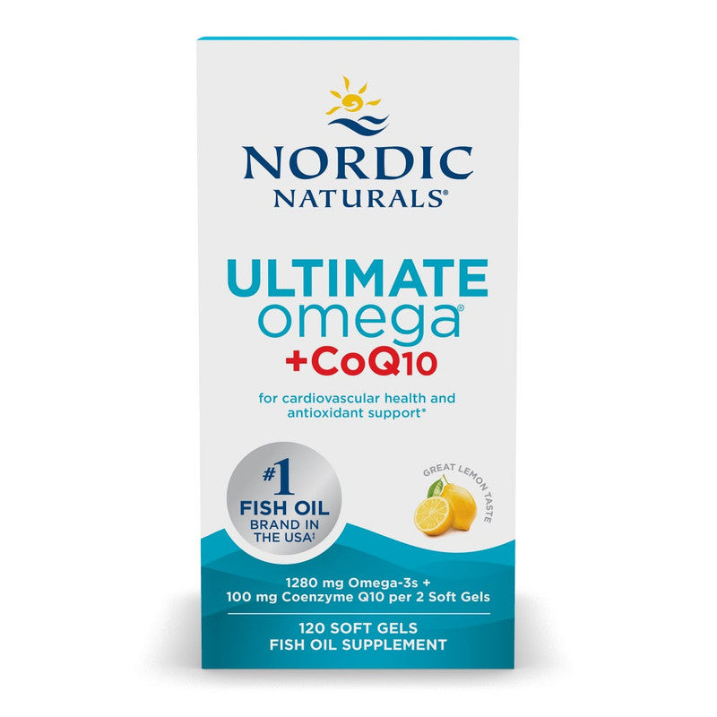 nordic naturals - ultimate omega 1280mg + coq10 - 120 softgels