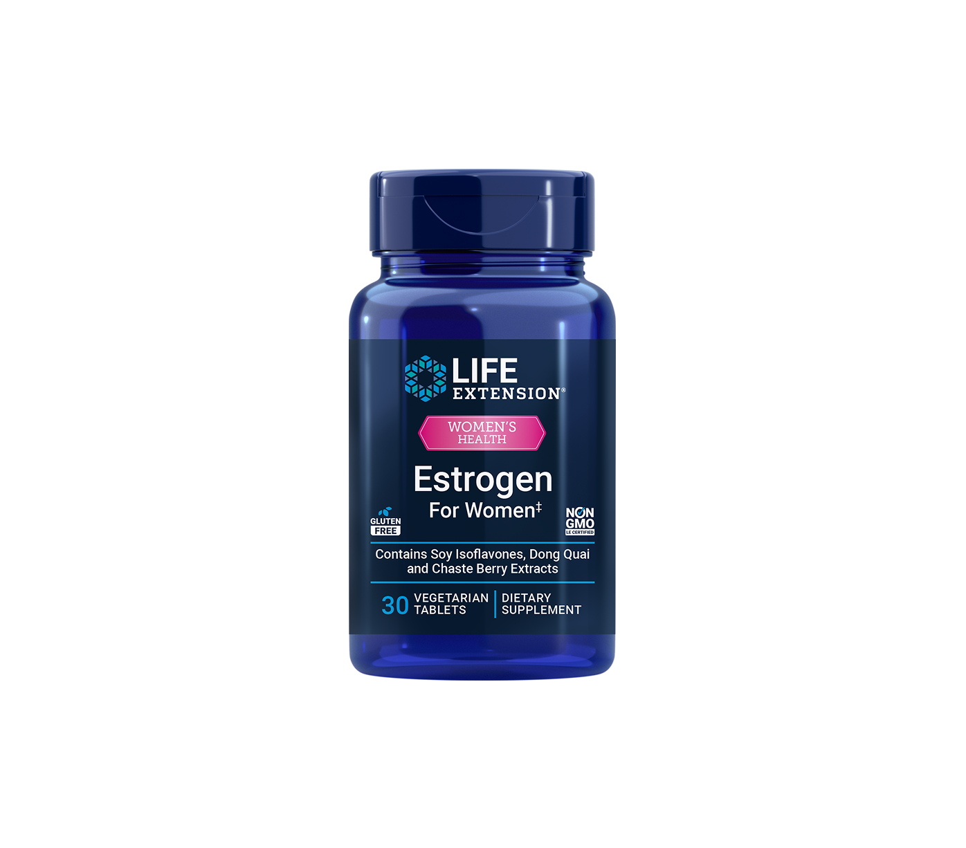estrogen for women - 30 comprimidos vegetales - life extension