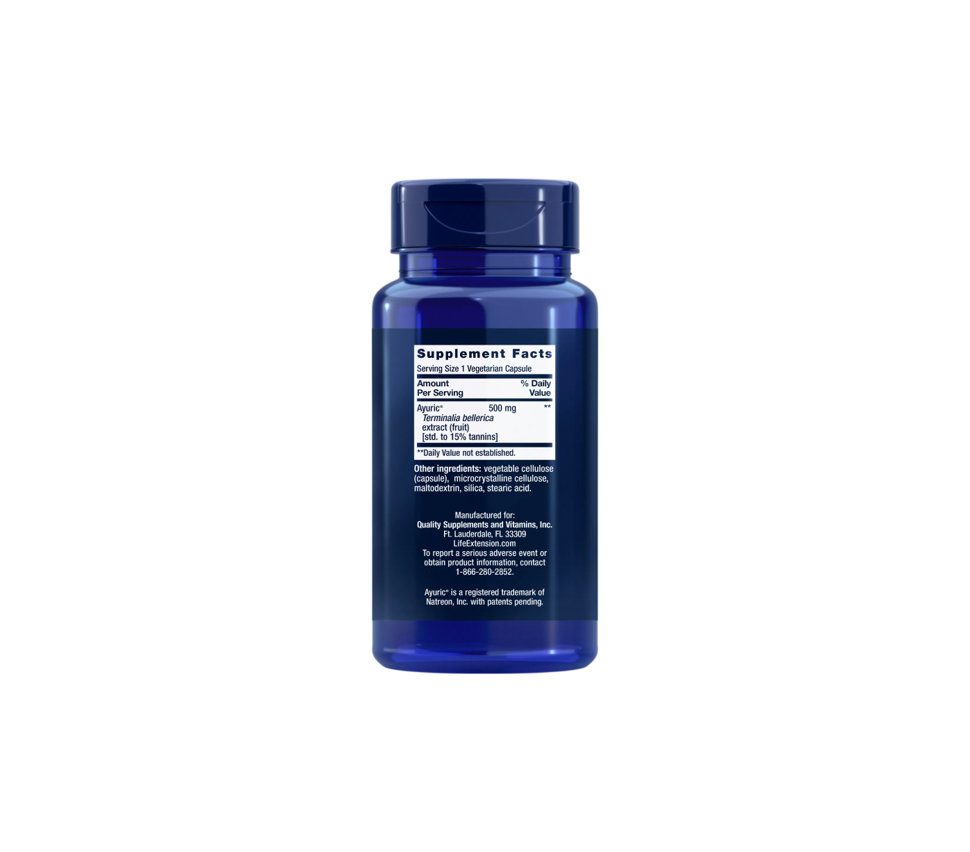 uric acid control - 60 cápsulas vegetales - life extension