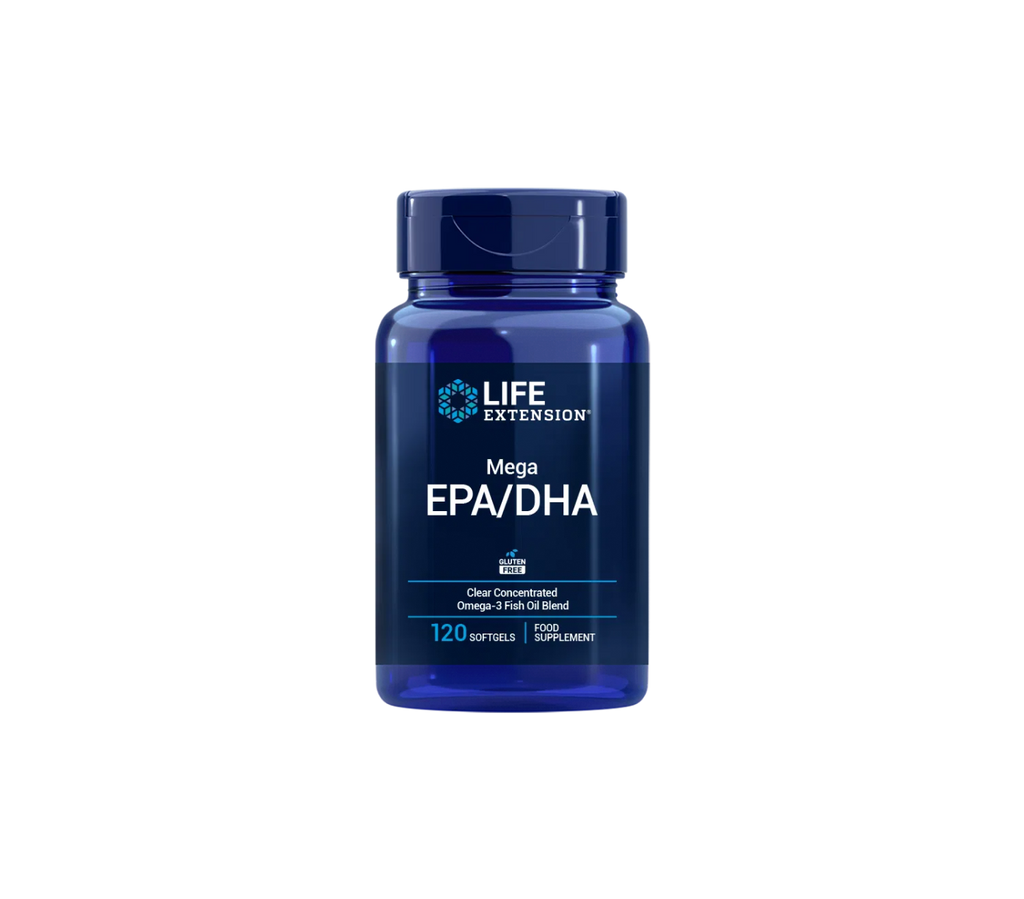 Mega EPA/DHA - 120 cápsulas blandas - life extension