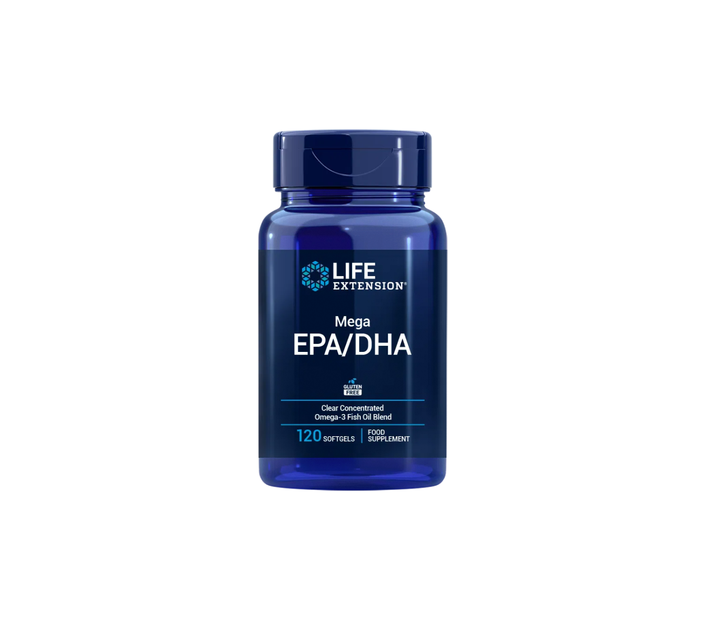 Mega EPA/DHA - 120 cápsulas blandas - life extension