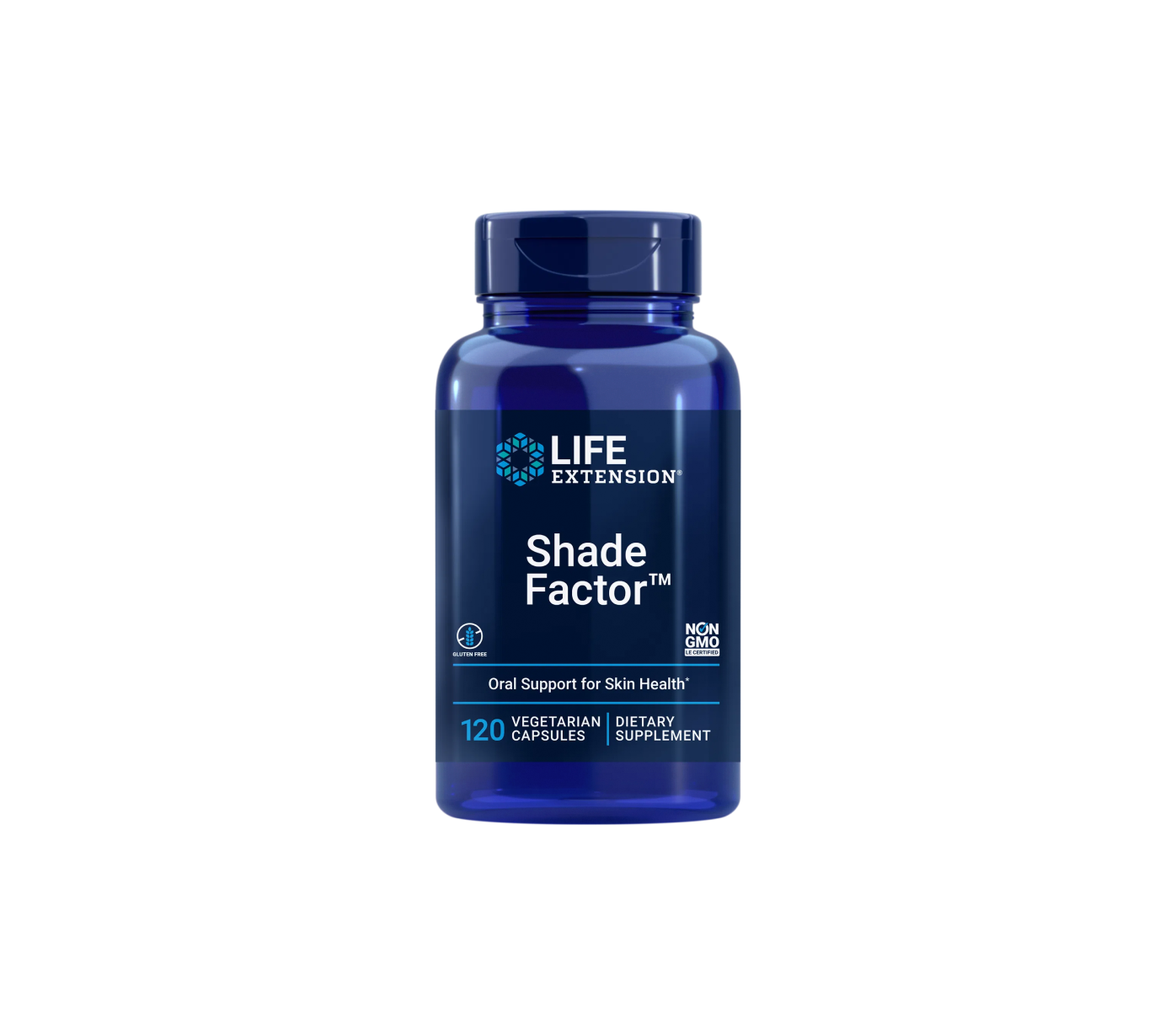 shade factor™ - 120 cápsulas vegetais - life extension