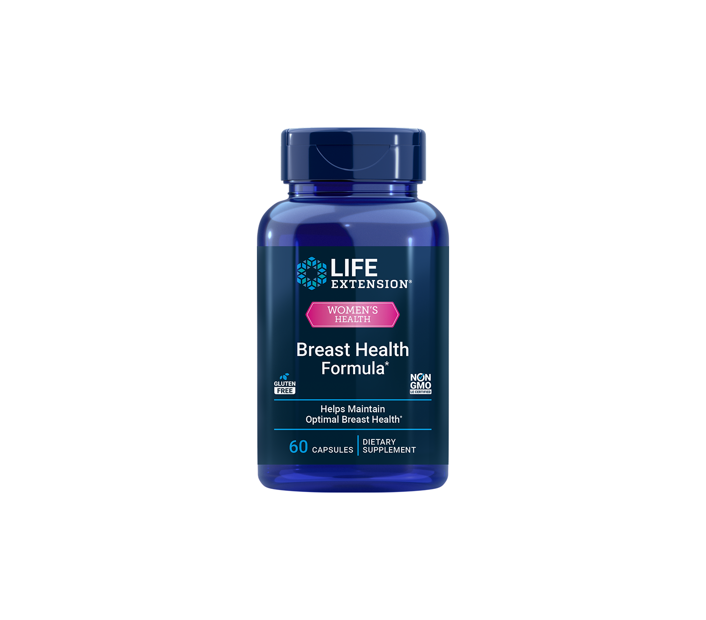 fórmula para la salud mamaria - 60 cápsulas - life extension