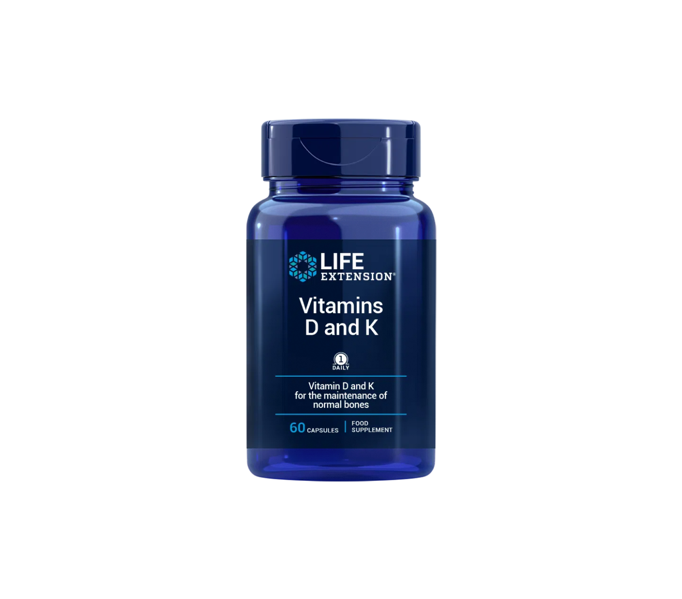 Vitaminas D y K - 90 cápsulas - life extension