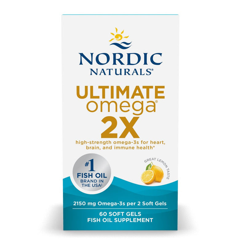 nordic naturals - ultimate omega 2x 2150mg - 60 softgels