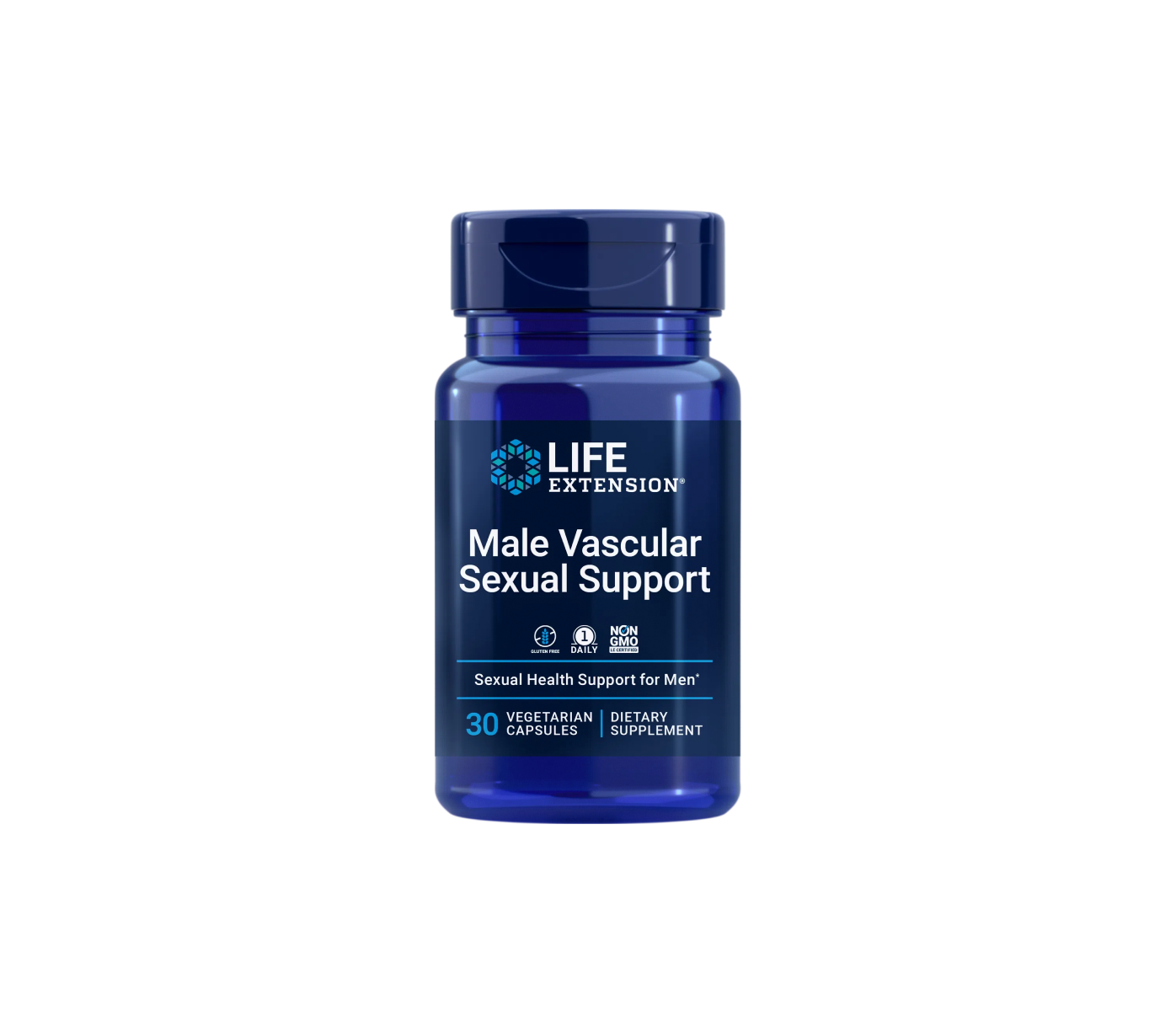 soporte sexual vascular masculino - 30 cápsulas vegetales - life extension
