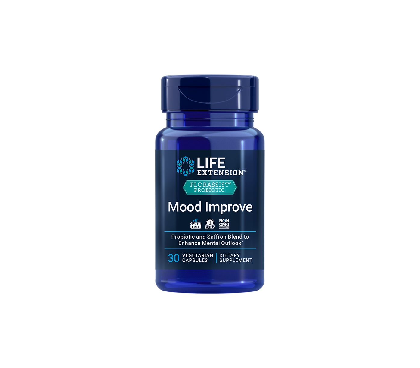 florassist® probiotic mood improve - 30 cápsulas - life extension