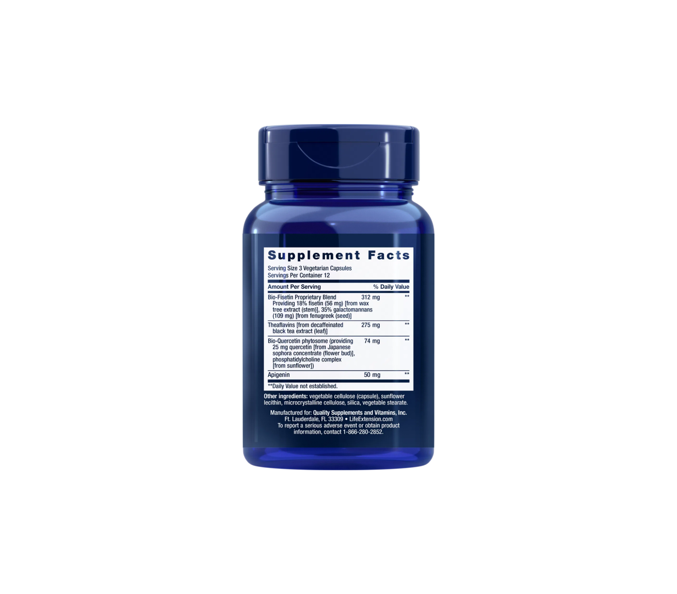 activador senolítico® - 36 cápsulas - life extension
