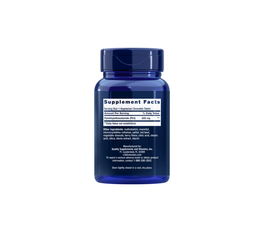 discomfort relief - 60 comprimidos masticables - life extension