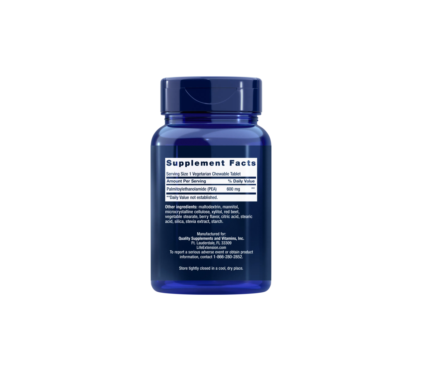 discomfort relief - 60 comprimidos masticables - life extension