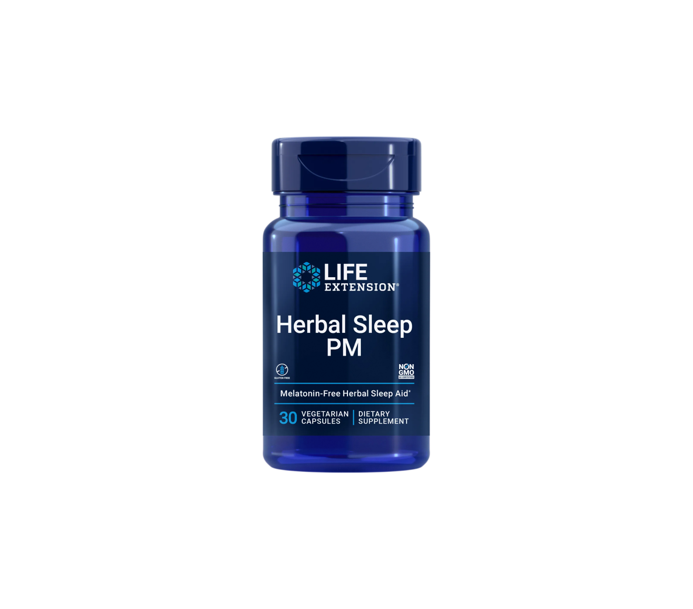 herbal sleep pm - 30 cápsulas vegetales - life extension
