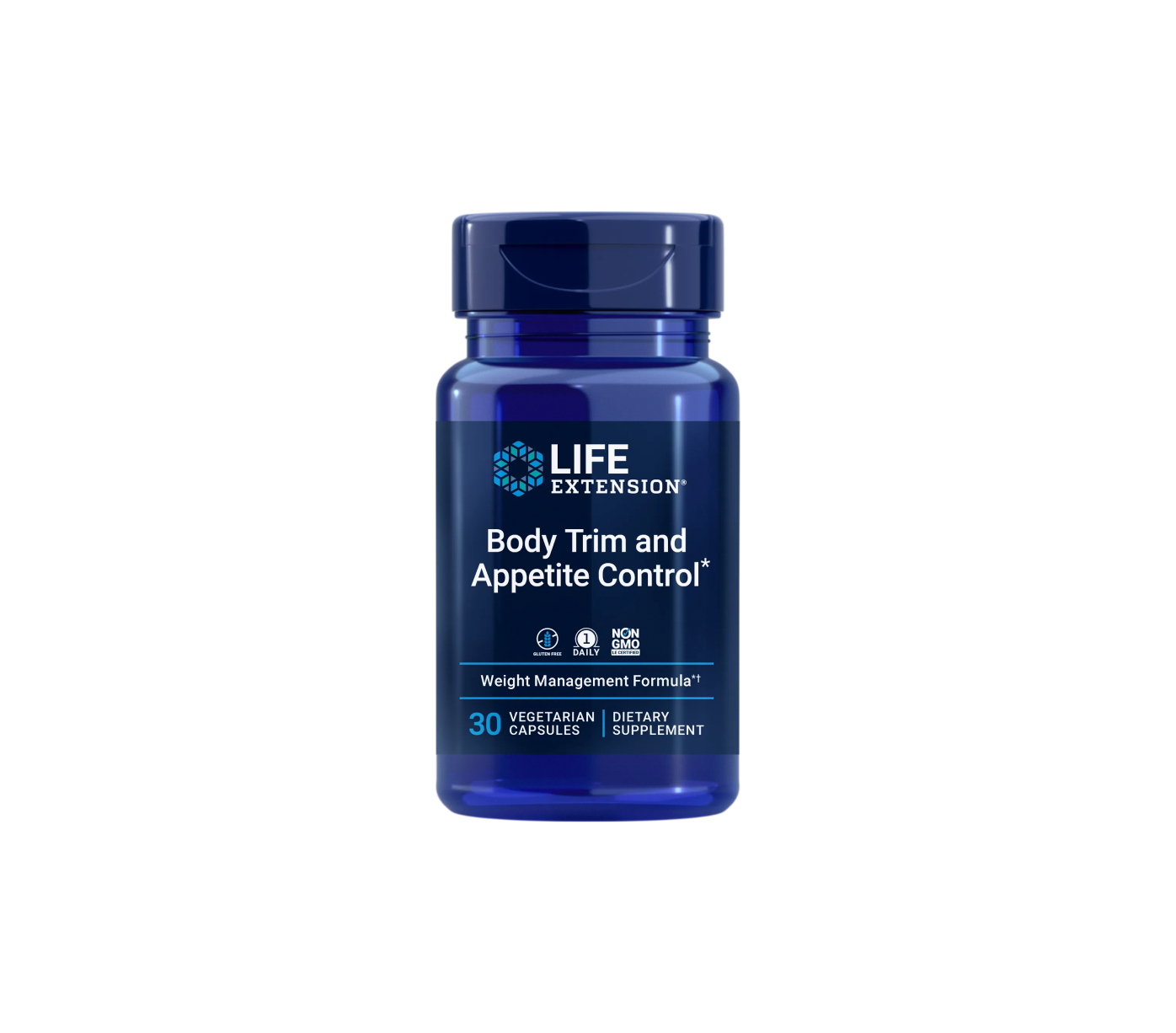 body trim and appetite control - 30 cápsulas vegetais - life extension