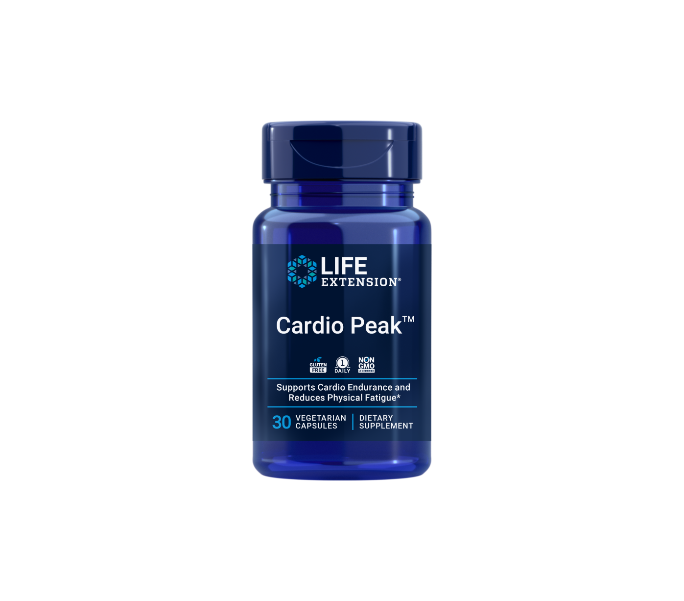 cardio peak™ - 30 cápsulas vegetales - life extension