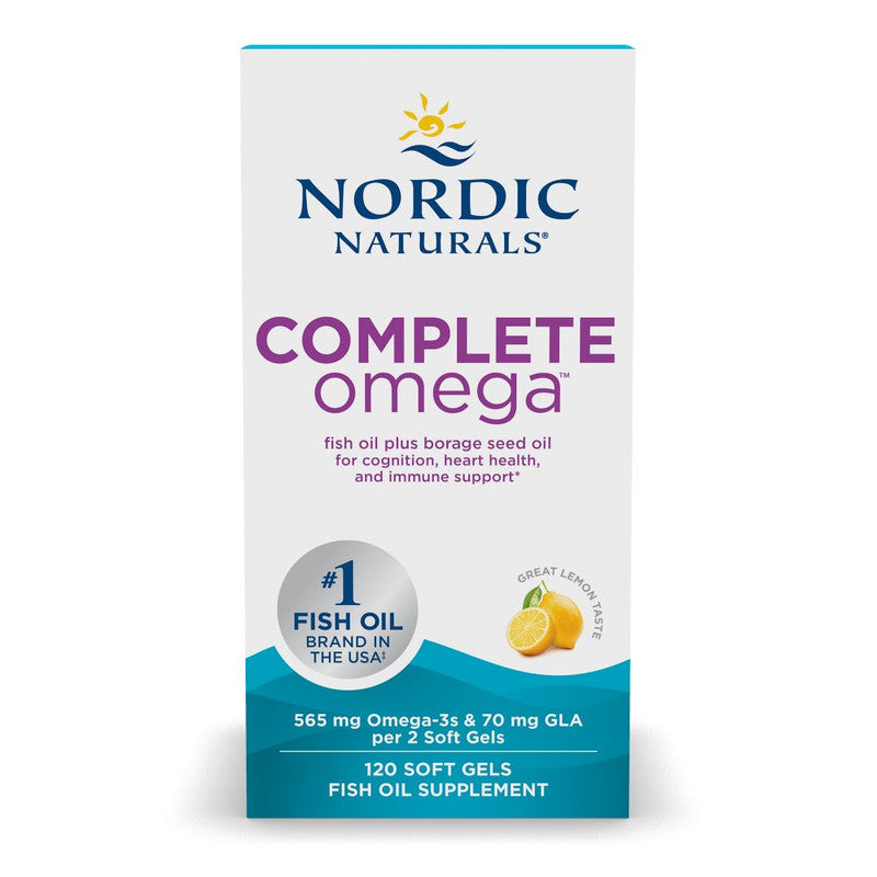 nordic naturals - complete omega 3,6,9 - 120 softgels