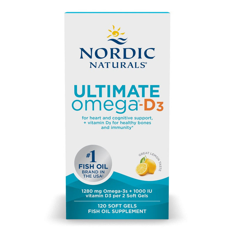 nordic naturals - ultimate omega-d3 1280mg - 120 softgels